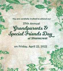  Grandparents and Special Friends Day, Apr 22
