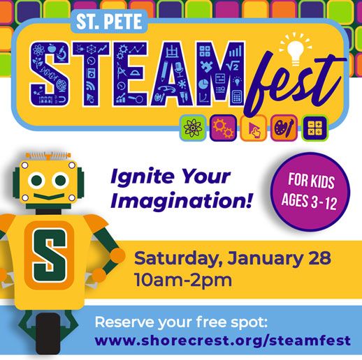 St. Pete STEAMfest, Jan. 28