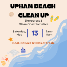 Beach Cleanup, May 13