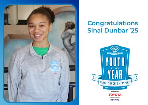 Sinai Dunbar ‘25 named Suncoast Youth of the Year