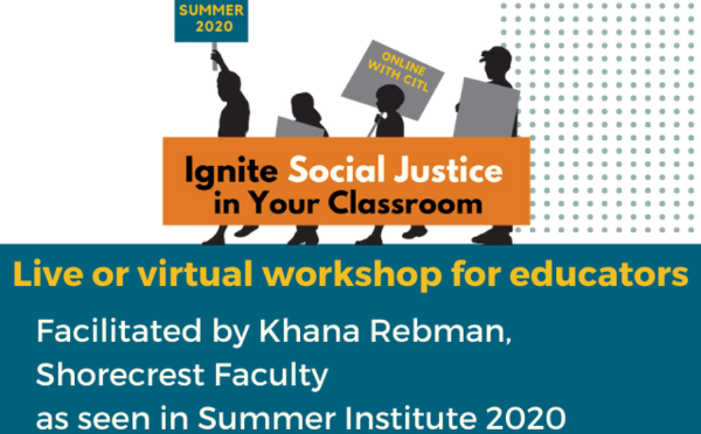 Live or virtual workshop for educators.