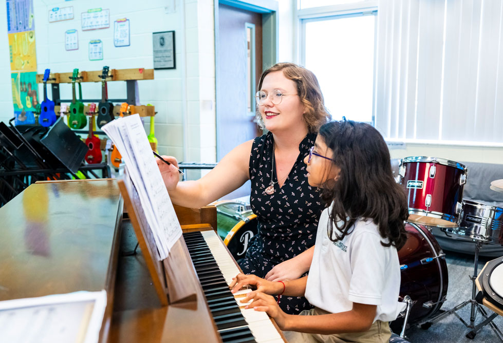 Student piano lessons