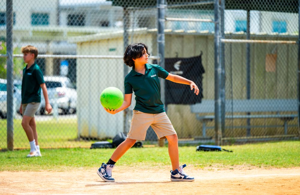 Student in an after school program at Shorecrest.