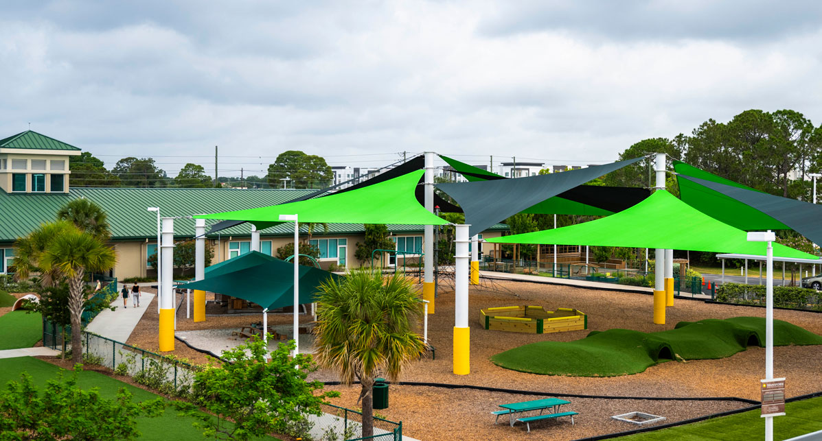 Lower School playground at Shorecrest, St. Pete, Florida.